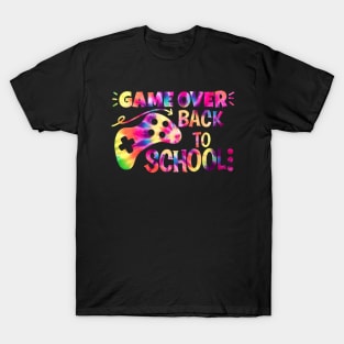 Game Over Back To School, First Day Of School Outfit T-Shirt